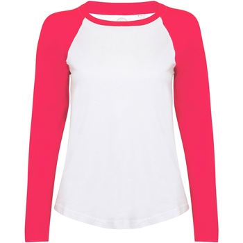 textil Mujer Camisetas manga larga Skinni Fit SK271 Rojo