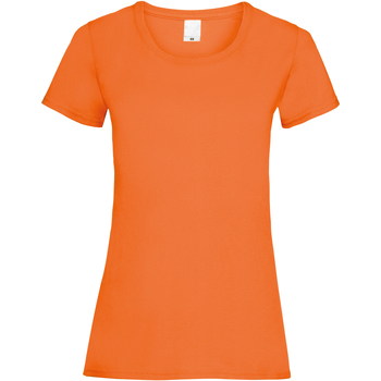 textil Mujer Camisetas manga corta Universal Textiles 61372 Naranja