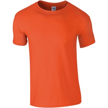 textil Hombre Camisetas manga corta Gildan Soft-Style Naranja