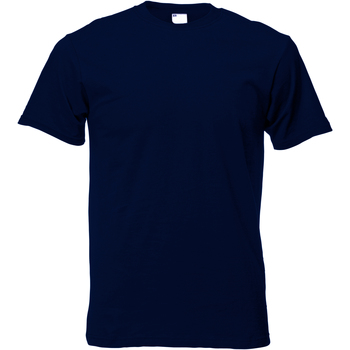 textil Hombre Camisetas manga corta Universal Textiles 61082 Azul