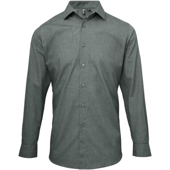textil Hombre Camisas manga corta Premier PR217 Gris