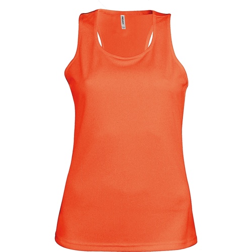 textil Mujer Camisetas sin mangas Kariban Proact Proact Naranja