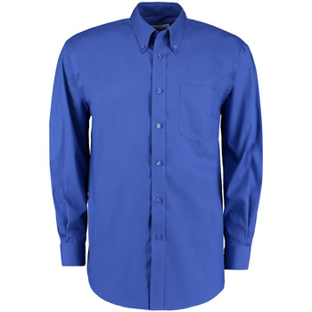 textil Hombre Camisas manga larga Kustom Kit KK105 Azul