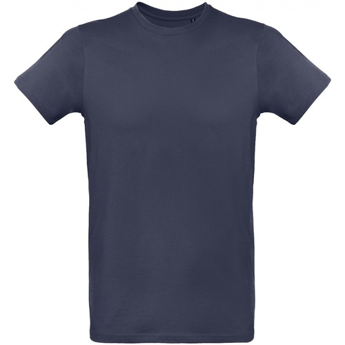 textil Hombre Camisetas manga larga B And C TM048 Azul