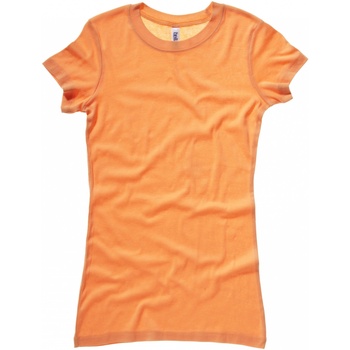 textil Mujer Camisetas manga larga Bella + Canvas BE048 Naranja