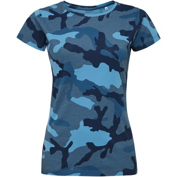 textil Mujer Camisetas manga corta Sols 01187 Azul