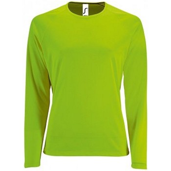 textil Mujer Camisetas manga larga Sols 2072 Verde