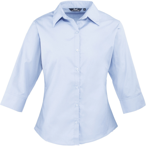 textil Mujer Camisas Premier Poplin Azul