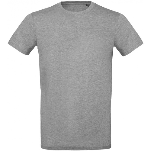 textil Hombre Camisetas manga larga B And C TM048 Gris