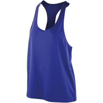 textil Mujer Camisetas sin mangas Spiro S285F Azul