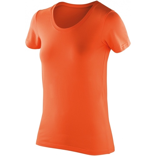 textil Mujer Tops y Camisetas Spiro S280F Naranja