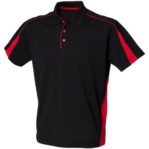 textil Hombre Tops y Camisetas Finden & Hales LV390 Negro