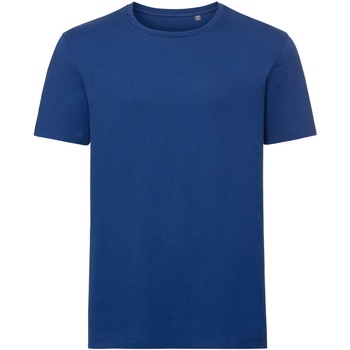 textil Hombre Camisetas manga larga Russell R108M Azul