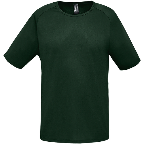textil Hombre Camisetas manga corta Sols Performance Verde