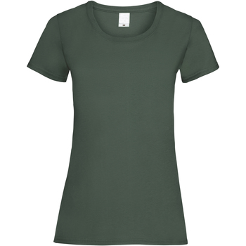 textil Mujer Camisetas manga corta Universal Textiles 61372 Verde