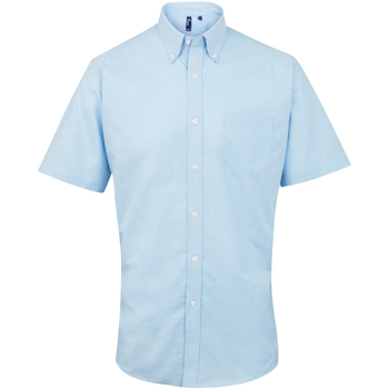 textil Hombre Camisas manga corta Premier PR236 Azul