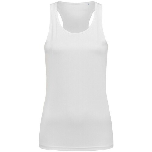 textil Mujer Camisetas sin mangas Stedman Active Blanco