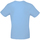 textil Hombre Camisetas manga larga B And C TU01T Azul