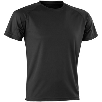 textil Camisetas manga larga Spiro Aircool Negro