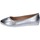Zapatos Mujer Bailarinas-manoletinas Lancetti BP564 Plata
