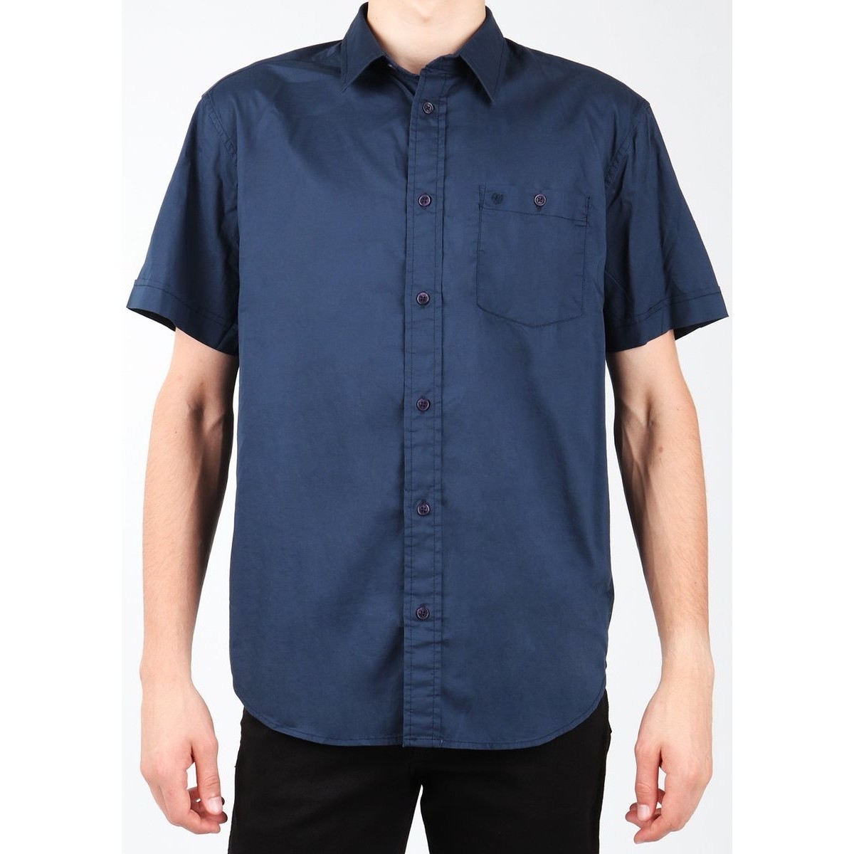 textil Hombre Camisas manga corta Wrangler S/S 1PT Shirt W58916S35 Azul