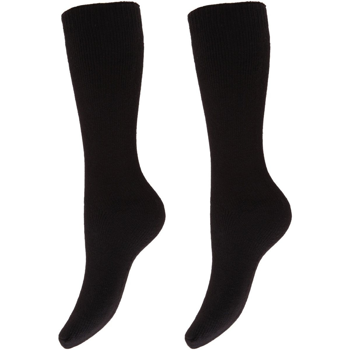 Ropa interior Mujer Calcetines Floso W259 Negro
