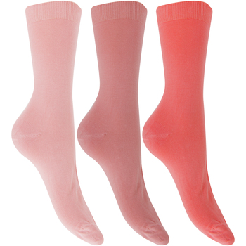 Ropa interior Mujer Calcetines Universal Textiles W367 Rojo