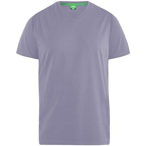 textil Hombre Camisetas manga larga Duke DC184 Violeta