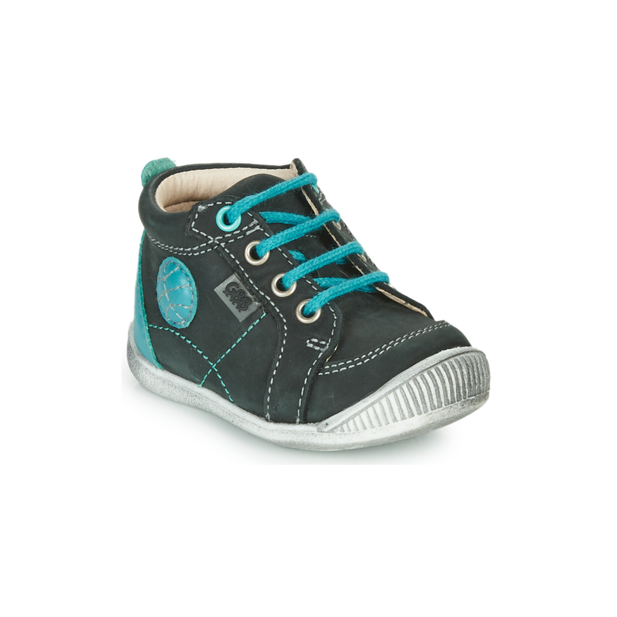 Zapatos Niño Botas de caña baja GBB OLAN Negro / Azul