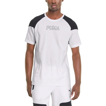 textil Hombre Camisetas manga corta Puma 581490-02 Blanco