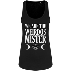 textil Mujer Camisetas sin mangas Grindstore We Are The Weirdos Mister Negro