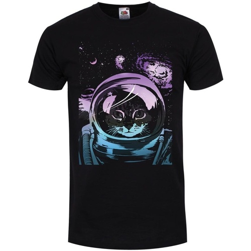 textil Hombre Camisetas manga larga Unorthodox Collective Space Kitten Negro