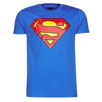 textil Hombre Camisetas manga corta Yurban SUPERMAN LOGO CLASSIC Azul