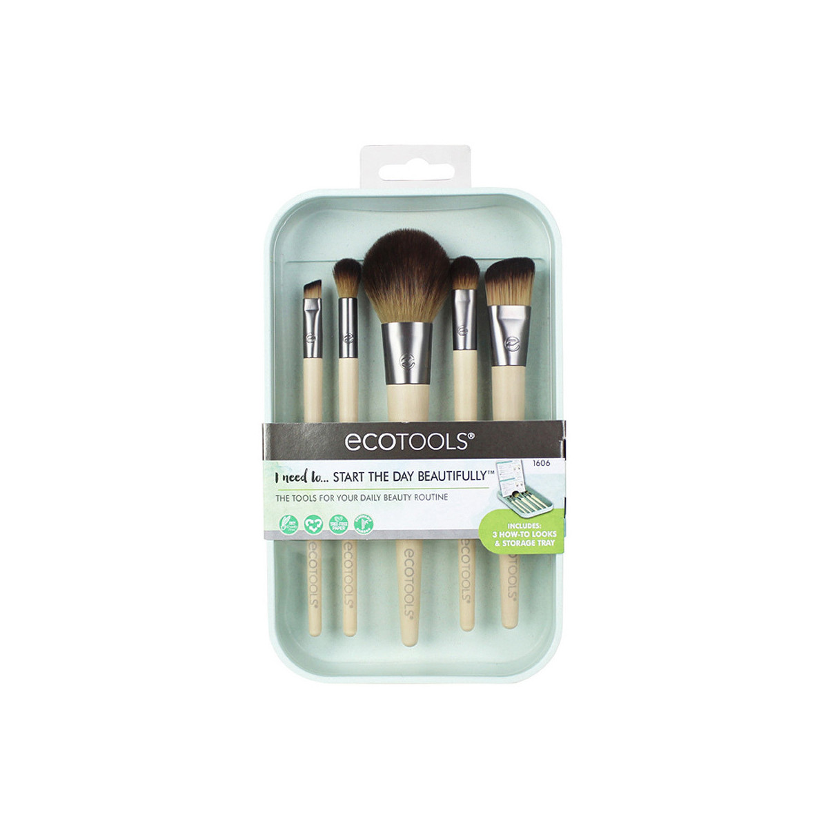 Belleza Mujer Pinceles Ecotools Start The Day Beautifully Lote 