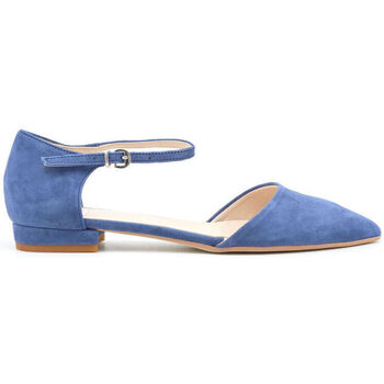 Zapatos Mujer Bailarinas-manoletinas Made In Italia - baciami Azul