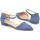 Zapatos Mujer Bailarinas-manoletinas Made In Italia - baciami Azul