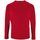 textil Hombre Camisetas manga larga Sols SPORT LSL MEN Rojo