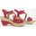 Zapatos Mujer Sandalias Chattawak Compensée 9-MAELLE ROUGE Rojo