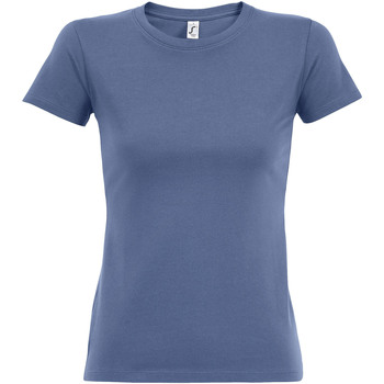 textil Mujer Camisetas manga corta Sols 11502 Azul