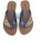 Zapatos Mujer Sandalias Chattawak Tong 9-KALINDA Bleu Azul