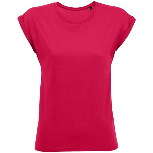 textil Mujer Camisetas manga corta Sols Melba Rojo