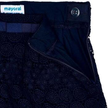 Mayoral Pantalon corto guipur Marino Azul