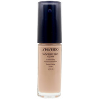 Belleza Mujer Base de maquillaje Shiseido Synchro Skin Glow Luminizing Fluid Foundation n4 