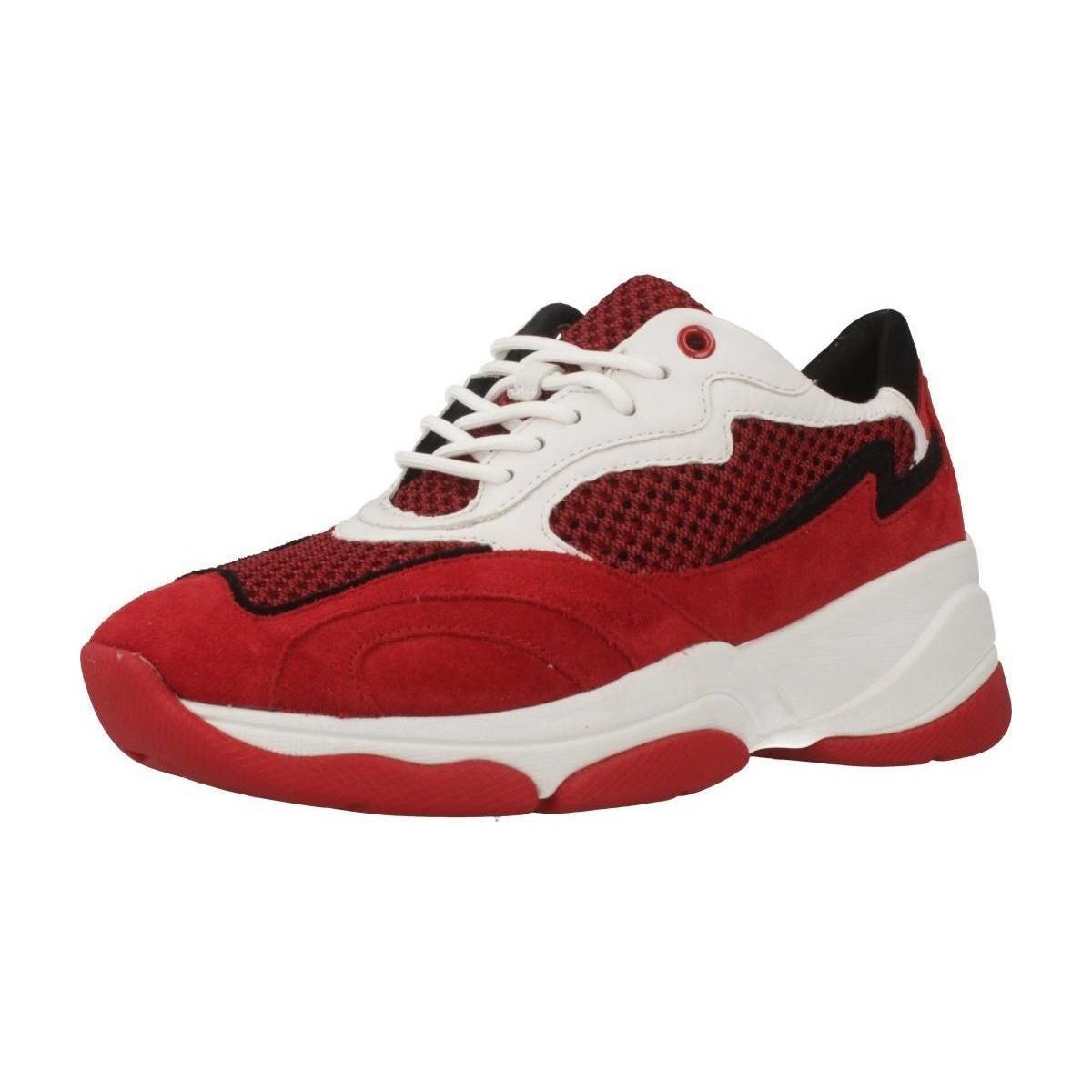 Zapatos Mujer Deportivas Moda Geox D92BPB Rojo