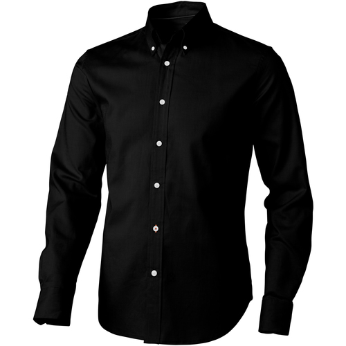 textil Hombre Camisas manga larga Elevate Vaillant Negro