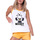 textil Mujer Pijama Admas Pijama corto con camiseta de tirantes Mickey Eyes Disney Blanco