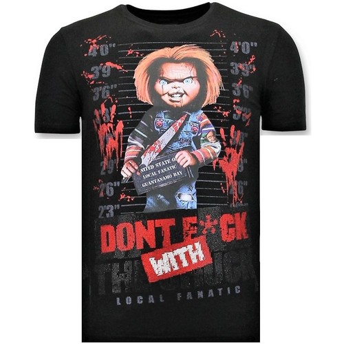 textil Hombre Camisetas manga corta Local Fanatic Hombre Chucky Imprint Negro