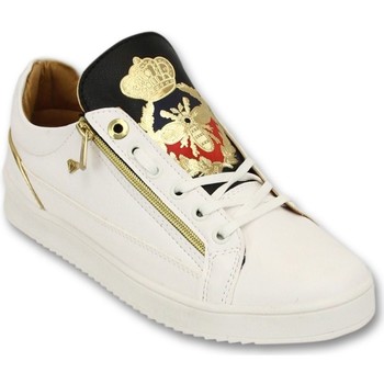 Zapatos Hombre Deportivas Moda Cash Money Heren Sneakers Prince White Black Blanco