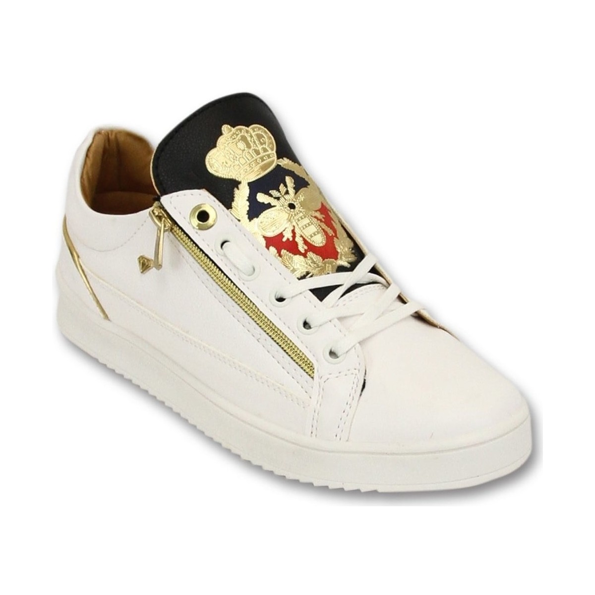 Zapatos Hombre Deportivas Moda Cash Money Heren Sneakers Prince White Black Blanco