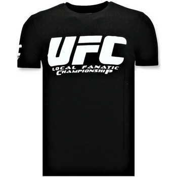 textil Hombre Camisetas manga corta Local Fanatic Camiseta De Hombre UFC Championship Negro